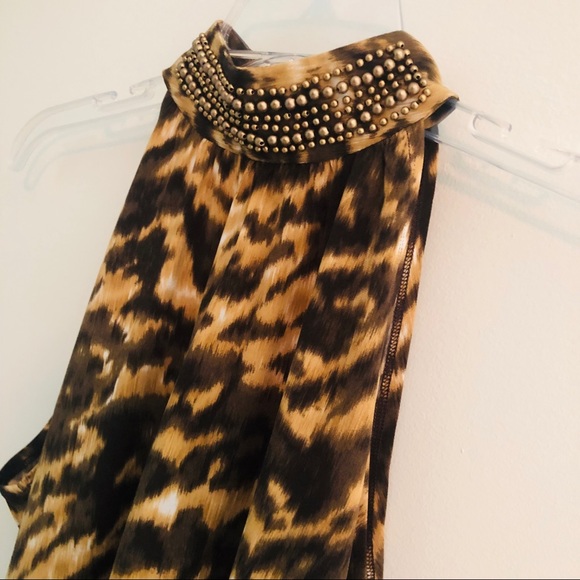 M Cato Leopard Tank Top - Picture 2 of 4